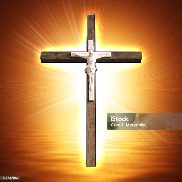 クロスに輝く背景 - イエス キリストのストックフォトや画像を多数ご用意 - イエス キリスト, イルミネーション, キリスト教