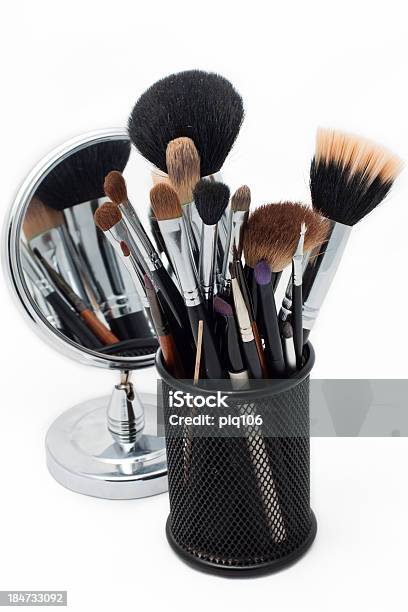 Makeup Brushes Stock Photo - Download Image Now - Adult, Adults Only, Artist