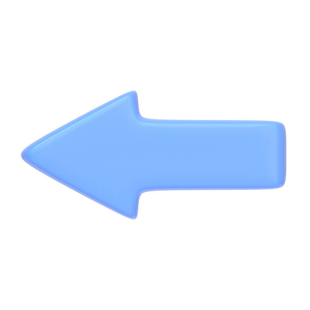 istock Blue arrow icon isolated on white background 1847344278