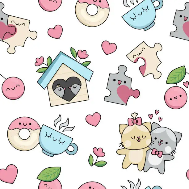Background Lcute Vector Free seamle background cute Vector Images & Graphics | FreeImages
