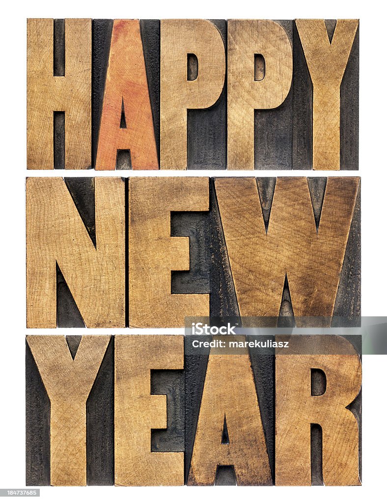 Felice anno nuovo - Foto stock royalty-free di Antico - Vecchio stile