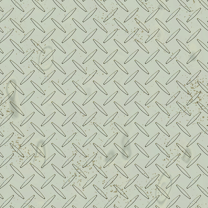 Diamond Plate-Metallic Texture Floor