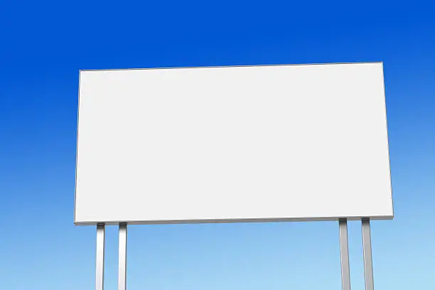 Photo of Billboard with empty screen