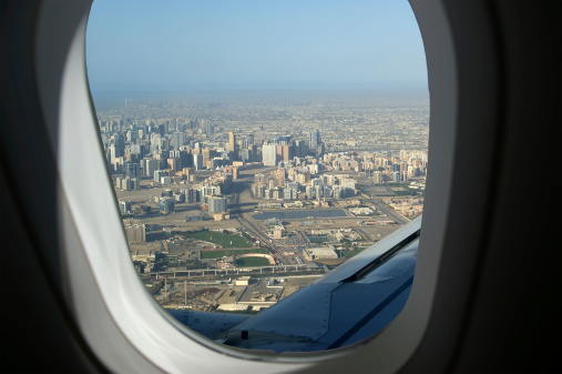 Aerial view. Dubai, United Arab Emirates (UAE).