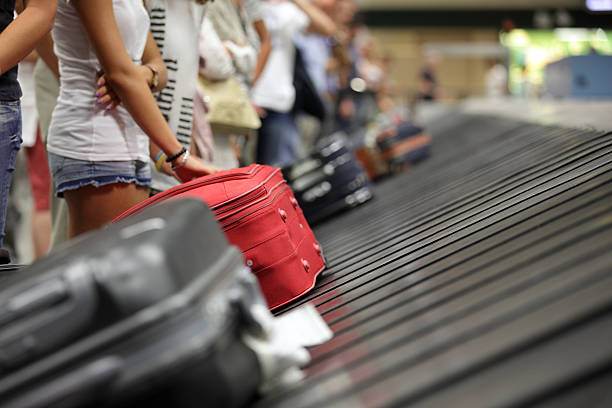 istock Baggage claim at airport 184741516