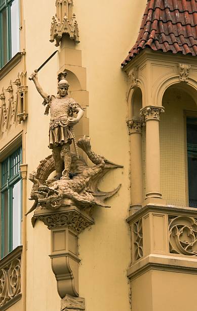 istock Sculpture of St. George 184744301