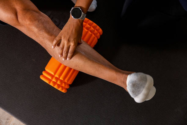 istock Therapeutic Myofascial Release with Foam Roller 1847446146