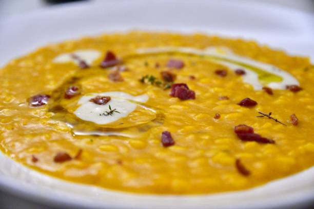 Italian gourmet risotto, Italian cuisine food photography