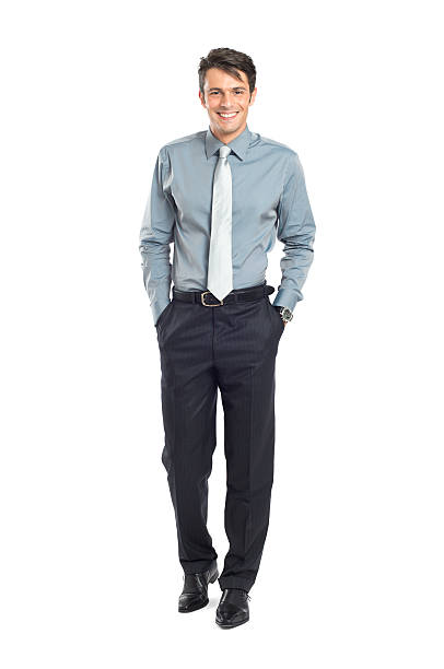 istock Happy Successful Businessman Walking 184745328
