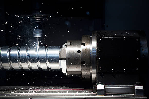 High Speed Lathe Lathe in Operation lathe stock pictures, royalty-free photos & images