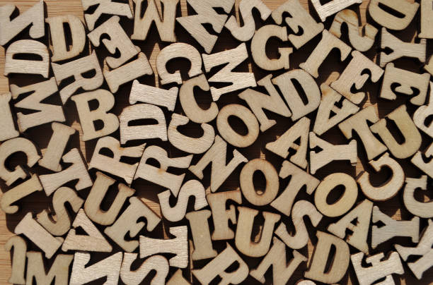 istock Assorted wooden alphabet letters, full frame 1847495349