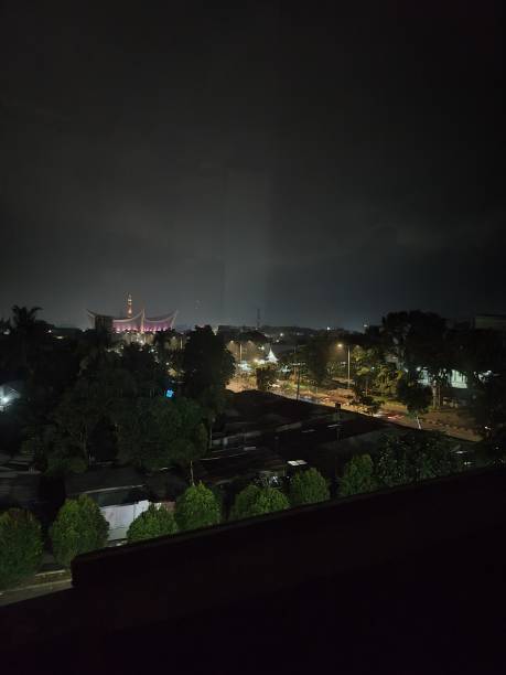 istock Padang city at night view 1847496973