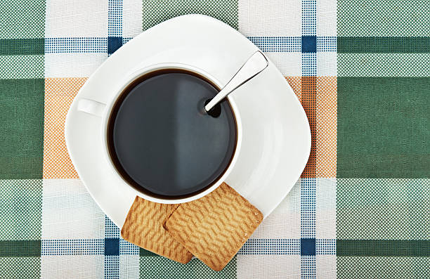 istock Cup of coffee and cookies 184750510