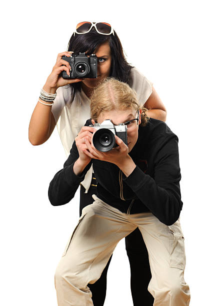 Photographes isolé sur blanc - Photo