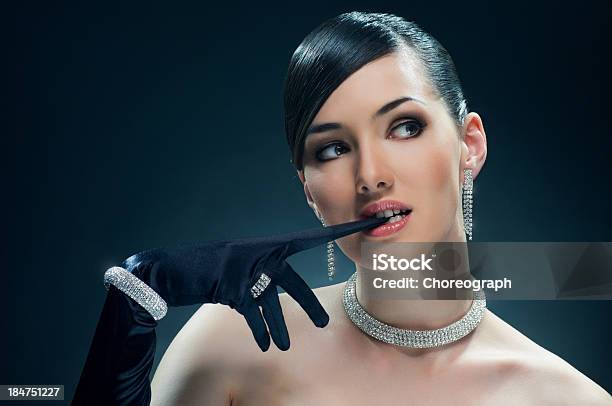 Vintage Style Stock Photo - Download Image Now - Glove, One Woman Only, Women