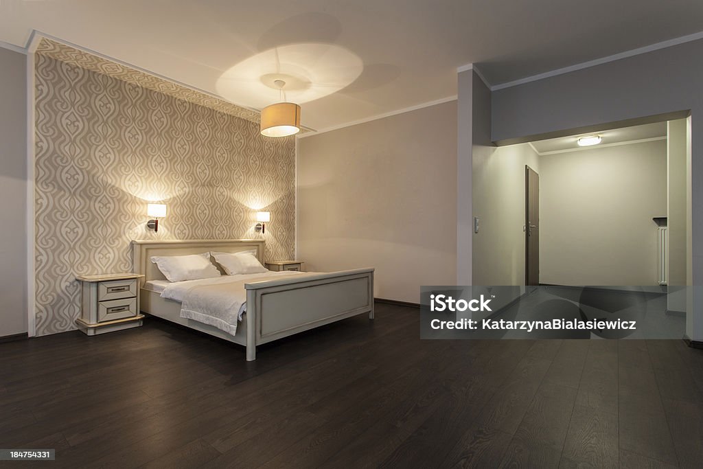 Woodland 호텔-현대식 객실 - 로열티 프리 가정의 방 스톡 사진
