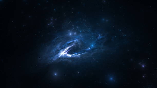 istock Panorama Space scene with planets, stars and galaxies. Banner template. Many Nebulae and galaxies in space, many light years away. Deep Universe. Large-scale structure. 3D render 1847548596