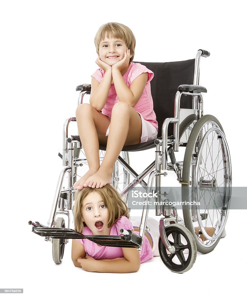 humor ayuda para personas con discapacidades - Foto de stock de Fondo blanco libre de derechos
