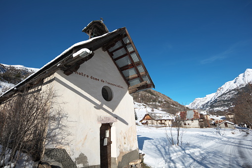 This chapel existed on the cadastral sheet of 1841...\nThe image is taken in the northeast direction