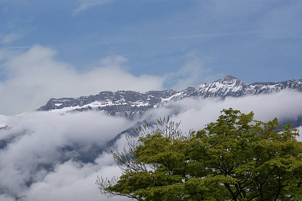 svizzera, della vista delle alpi - jungfrau region foto e immagini stock