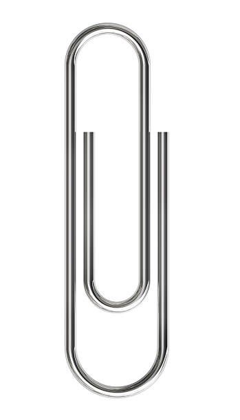 Paper clip Paper clip on a white background paper clip stock pictures, royalty-free photos & images