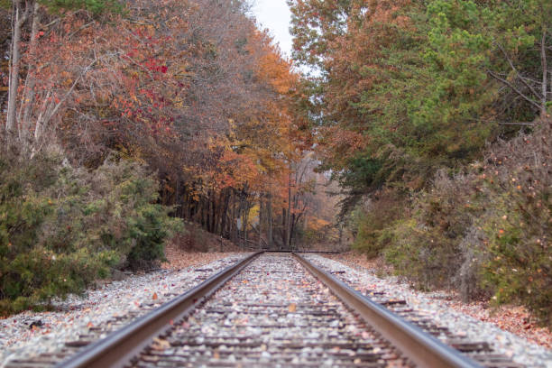 istock A bend in the railroad tracks 1847574472