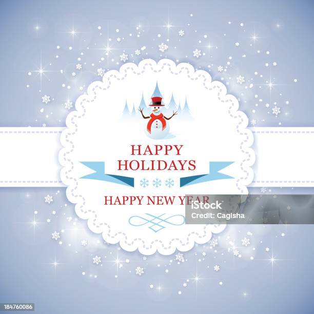 Happy Holidays Stock Illustration - Download Image Now - Happy Holidays - Short Phrase, Abstract, Art