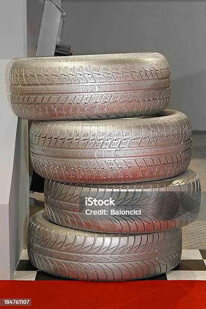 Tyres Stock Photo - Download Image Now - Four Objects, Heap, No People