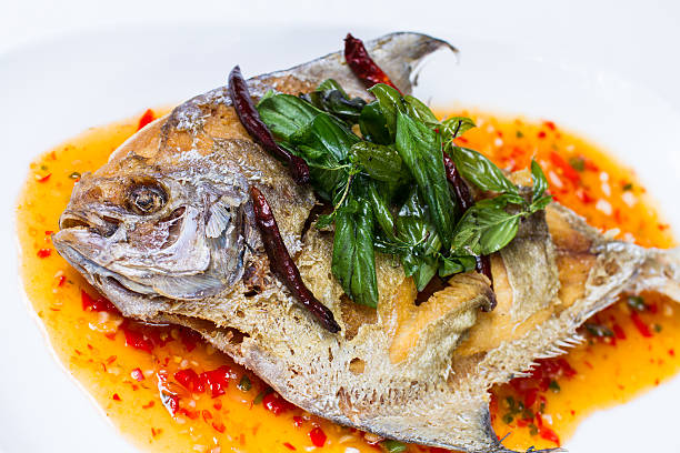 istock Pla Rad Prik, Thai food 184761443