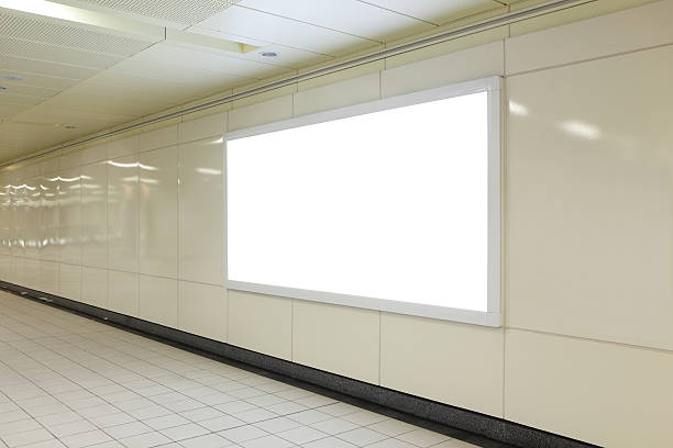 istock Blank billboard in metro station 184762762