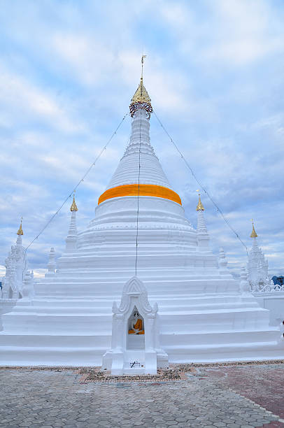 istock Ancient white pagoda north, Thailand. 184762768