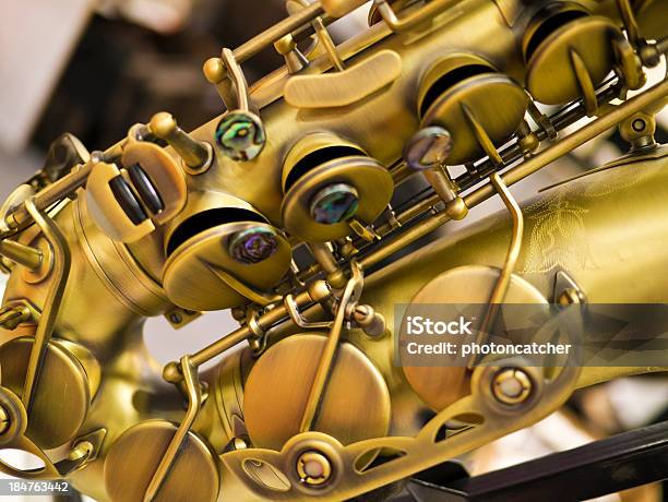 Saxophon Führen Zu Einer Fragmentierung Stockfoto und mehr Bilder von Messing - Messing, Soul, Ausrüstung und Geräte