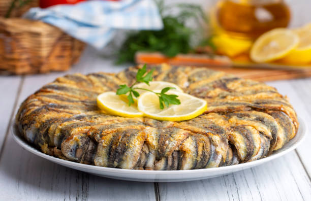 istock Anchovy pilaf(hamsi pilav), Turkish cuisine, Black Sea specialty (Turkish name; hamsili pilav) 1847636199