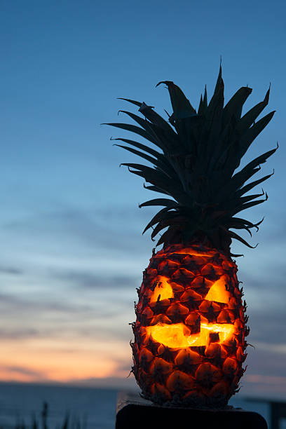 Tropical Halloween stock photo