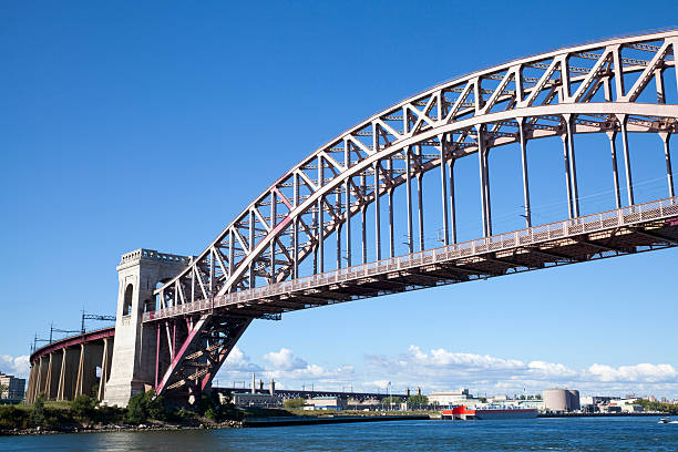 istock Hell Gate Bridge in New York City 184764100
