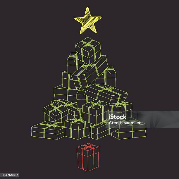Present Tree Logo Christmas Present Tree Stock Illustration - Download Image Now - Gift ...