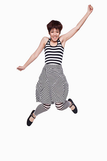Girl jumping