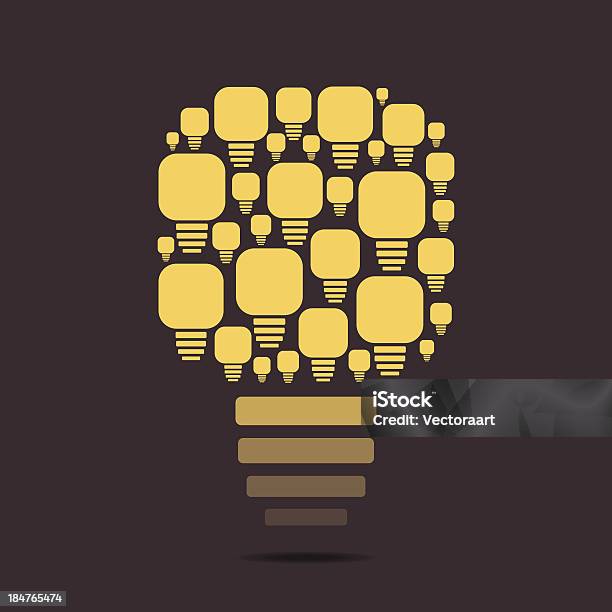 Creative Bulb Design Stock Illustration - Download Image Now - Abstract, Art, Art And Craft