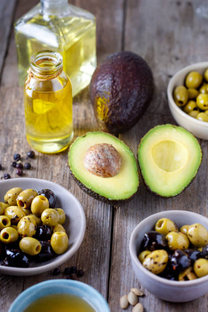 istock Avocado, olives and oil 1847655439
