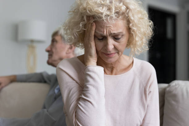 istock Stressed frustrated middle aged wife crying after conflict 1847656279