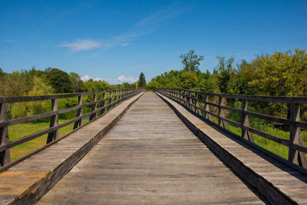 istock Drveni Most Bridge in Karlovac, Croatia 1847663114