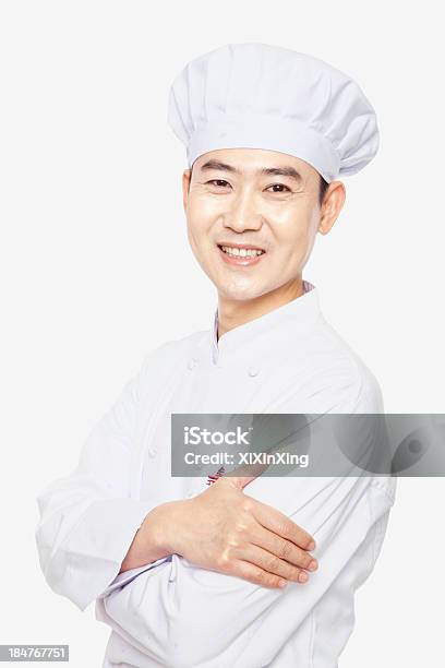 Studio Retrato De Chefe De Cozinha - Fotografias de stock e mais imagens de 35-39 Anos - 35-39 Anos, Adulto, Adulto de idade mediana