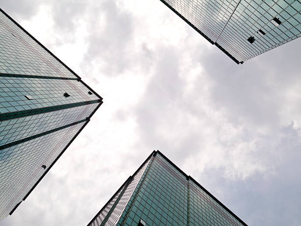 istock Buildings perspective view from street level to sky 184768161