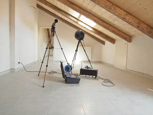 Tool for room acoustics measurement of omnidirectional noise source with phonometer