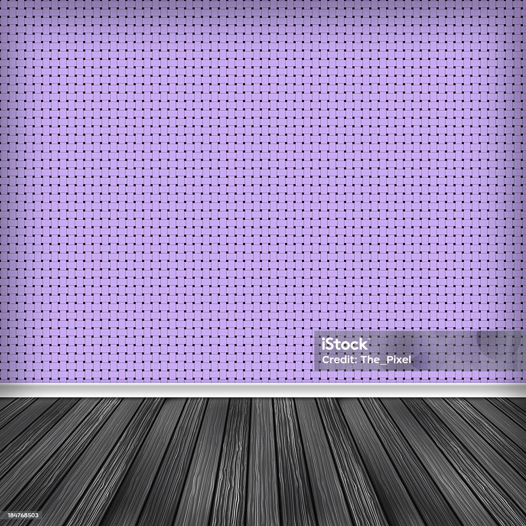 Пустой Номер, интерьер с обои. Высокое разрешение текстуру бак - Стоковые иллюстрации Абстрактный роялти-фри
