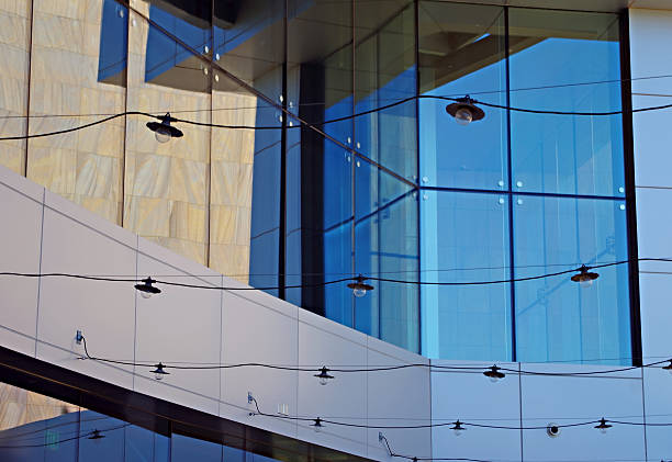 istock rows of lights against building facade 184773079