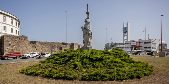 Monument to Emigrants from La Coruna in La Coruna, Spain on 22 August 2023