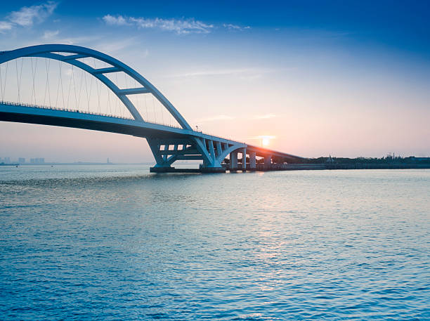 istock Xiamen wuyuan bridge at sunrise 184773644