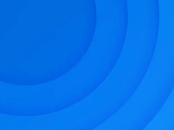 Vector illustration of Blue Concentric Circles Background