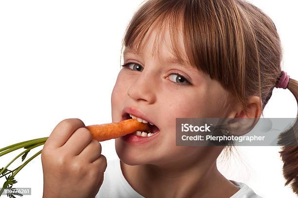Hábitos Saudáveis - Fotografias de stock e mais imagens de Cenoura - Cenoura, Comer, Criança
